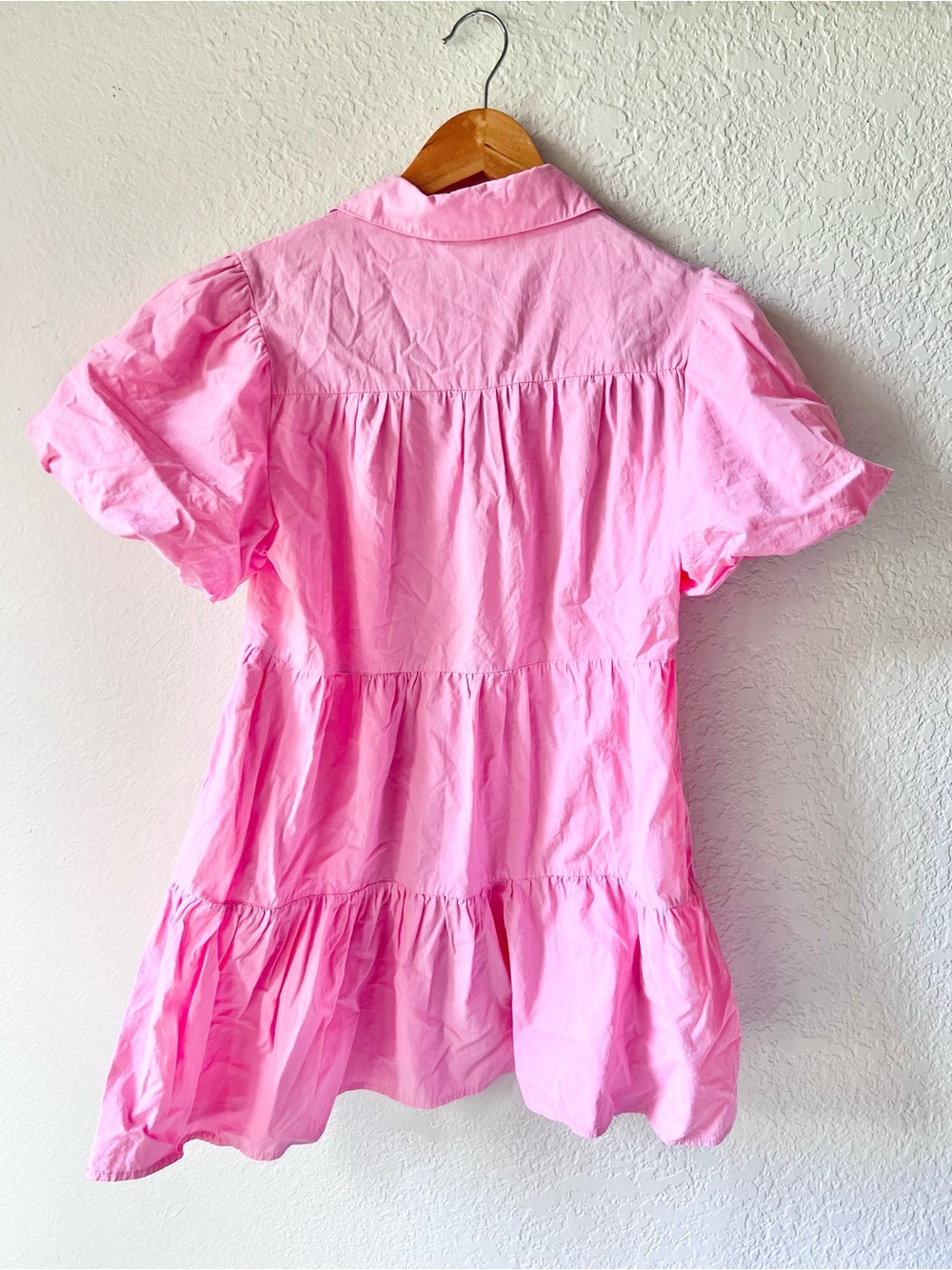 Peach Love California Pink Tiered Star Sequin Dress Sz S - Picture 7 of 8